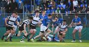 20 February 2018; Tim MacMahon of St Mary's College in action against Liam Crowley of Cistercian College Roscrea during the Bank of Ireland Leinster Schools Senior Cup Round 2 match between Cistercian College Roscrea and St Mary's College at Donnybrook Stadium in Dublin. Photo by Daire Brennan/Sportsfile