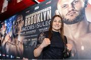 20 February 2018; Katie Taylor in attendance during the Kickoff press conference announcing the April 28, 2018 fight card to take place in the Barclays Center in Brooklyn. Press conference held in New York. Photo by Ed Mulholland/Matchroom Boxing USA via Sportsfile