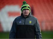 17 February 2018; Donegal manager Declan Bonner during the Bank of Ireland Dr. McKenna Cup Final match between Tyrone and Donegal at the Athletic Grounds in Armagh. Photo by Oliver McVeigh/Sportsfile