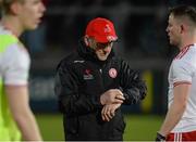 17 February 2018; Tyrone Manager Mickey Harte checking his watch before the Bank of Ireland Dr. McKenna Cup Final match between Tyrone and Donegal at the Athletic Grounds in Armagh. Photo by Oliver McVeigh/Sportsfile