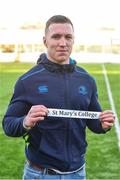 21 February 2018; Leinster player Rory O'Loughlin reveals the name of St Mary's College during the Bank of Ireland Leinster Senior Schools Semi-Final Draw at Donnybrook Stadium, in Dublin. Photo by David Fitzgerald/Sportsfile