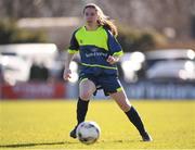 21 February 2018; Emma Doherty of Moville Community College during the Bank of Ireland FAI Schools Senior Girls National Cup Final match between Moville Community College, Donegal, and Presentation Secondary School Thurles, Tipperary, at Home Farm FC in Whitehall, Dublin. Photo by Stephen McCarthy/Sportsfile