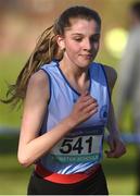 21 February 2018; Orla Reidy of Maynooth PP, Co Kildare, competing in the Inter Girls 3,500m event during the Irish Life Health Leinster Schools Cross Country at Santry Demesne in Santry, Co Dublin. Photo by Piaras Ó Mídheach/Sportsfile