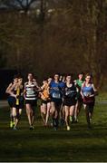 21 February 2018; Runners in the Inter Boys 4,500m event during the Irish Life Health Leinster Schools Cross Country at Santry Demesne in Santry, Co Dublin. Photo by Piaras Ó Mídheach/Sportsfile
