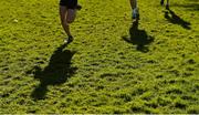 21 February 2018; A general view of the shadows of competitors during the Irish Life Health Leinster Schools Cross Country at Santry Demesne in Santry, Co Dublin. Photo by Piaras Ó Mídheach/Sportsfile
