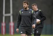 22 February 2018; Iain Henderson during Ireland rugby squad training at Carton House in Maynooth, Co Kildare. Photo by Brendan Moran/Sportsfile