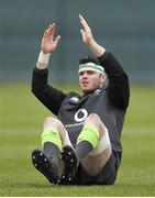22 February 2018; James Ryan during Ireland rugby squad training at Carton House in Maynooth, Co Kildare. Photo by Brendan Moran/Sportsfile