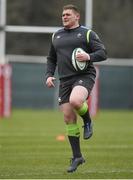 22 February 2018; Tadhg Furlong during Ireland rugby squad training at Carton House in Maynooth, Co Kildare. Photo by Brendan Moran/Sportsfile