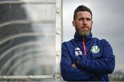 22 February 2018; Shamrock Rovers manager Stephen Bradley poses for a portrait during a media conference at Tallaght Stadium in Dublin. Photo by Stephen McCarthy/Sportsfile