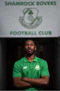 22 February 2018; Daniel Carr of Shamrock Rovers poses for a portrait during a media conference at Tallaght Stadium in Dublin. Photo by Stephen McCarthy/Sportsfile