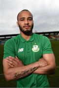 22 February 2018; Ethan Boyle of Shamrock Rovers poses for a portrait during a media conference at Tallaght Stadium in Dublin. Photo by Stephen McCarthy/Sportsfile