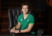 23 February 2018; Katie Fitzhenry during an Ireland Rugby Women's Press Conference at the Talbot Hotel in Dublin. Photo by Piaras Ó Mídheach/Sportsfile