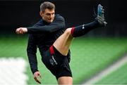 23 February 2018; Dan Biggar during the Wales Rugby captain's run at the Aviva Stadium in Dublin. Photo by Brendan Moran/Sportsfile