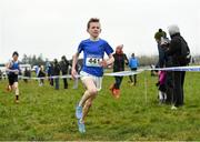 23 February 2018; Tommy Fennell, from St Augustine's College, Dungarvan, on his way to winning the boys minor 2500m at the Irish Life Health Munster Schools Cross Country at Waterford IT in Waterford. Photo by Matt Browne/Sportsfile