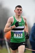 23 February 2018; Charlie O'Donovan, from Coláiste Chríost Rí, Cork, who finished second, during the boys senior 6000m at the Irish Life Health Munster Schools Cross Country at Waterford IT in Waterford. Photo by Matt Browne/Sportsfile