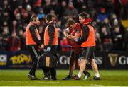 23 February 2018; Chris Cloete of Munster leaves the pitch after picking up an injury during the Guinness PRO14 Round 16 match between Munster and Glasgow Warriors at Irish Independent Park in Cork. Photo by Diarmuid Greene/Sportsfile