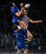 23 February 2018; Ian Nagle of Leinster in action against Pieter Scholtz of Southern Kings during the Guinness PRO14 Round 16 match between Leinster and Southern Kings at the RDS Arena in Dublin. Photo by Daire Brennan/Sportsfile