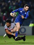 23 February 2018; Barry Daly of Leinster is tackled by Berton Klaasen of Southern Kings during the Guinness PRO14 Round 16 match between Leinster and Southern Kings at the RDS Arena in Dublin. Photo by Ramsey Cardy/Sportsfile