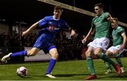23 February 2018; Rory Feely of Waterford in action against Garry Buckley of Cork City during the SSE Airtricity League Premier Division match between Cork City and Waterford at Turner's Cross in Cork. Photo by Tom Beary/Sportsfile