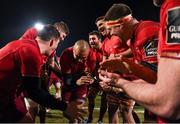 23 February 2018; Munster players form a tunnel for team-mate Simon Zebo after the Guinness PRO14 Round 16 match between Munster and Glasgow Warriors at Irish Independent Park in Cork. Photo by Diarmuid Greene/Sportsfile