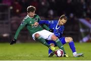23 February 2018; Kieran Sadlier of Cork City in action against Sander Puri of Waterford during the SSE Airtricity League Premier Division match between Cork City and Waterford at Turner's Cross in Cork. Photo by Tom Beary/Sportsfile