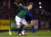 i23 February 2018; Kieran Sadlier of Cork City in action against Bastien Hery of Waterford during the SSE Airtricity League Premier Division match between Cork City and Waterford at Turner's Cross in Cork. Photo by Tom Beary/Sportsfile