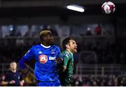 23 February 2018; Ismahil Akinade of Waterford in action against Johnny Dunleavy of Cork City during the SSE Airtricity League Premier Division match between Cork City and Waterford at Turner's Cross in Cork. Photo by Tom Beary/Sportsfile