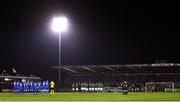 23 February 2018; Both teams during a minutes applause in memory of the late Liam Miller prior to the SSE Airtricity League Premier Division match between Cork City and Waterford at Turner's Cross in Cork. Photo by Tom Beary/Sportsfile Photo by Tom Beary/Sportsfile