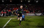 23 February 2018; Rob Harley of Glasgow Warriors makes his way out for the Guinness PRO14 Round 16 match between Munster and Glasgow Warriors at Irish Independent Park in Cork. Photo by Diarmuid Greene/Sportsfile