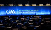 23 February 2018; A general view of the conference facility ahead of the GAA Annual Congress 2018 at Croke Park in Dublin. Photo by Piaras Ó Mídheach/Sportsfile