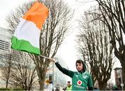 24 February 2018; Ireland supporter Hugo Lennon, age 12, from Roscommon, prior to the NatWest Six Nations Rugby Championship match between Ireland and Wales at the Aviva Stadium in Lansdowne Road, Dublin. Photo by David Fitzgerald/Sportsfile