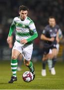23 February 2018; Joel Coustrain of Shamrock Rovers during the SSE Airtricity League Premier Division match between Shamrock Rovers and Dundalk at Tallaght Stadium in Dublin. Photo by Stephen McCarthy/Sportsfile