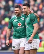 24 February 2018; Conor Murray, right, and Rob Kearney of Ireland following the NatWest Six Nations Rugby Championship match between Ireland and Wales at the Aviva Stadium in Lansdowne Road, Dublin. Photo by David Fitzgerald/Sportsfile