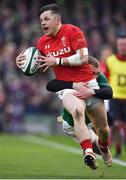 24 February 2018; Steff Evans of Wales is tackled by Keith Earls of Ireland during the NatWest Six Nations Rugby Championship match between Ireland and Wales at the Aviva Stadium in Lansdowne Road, Dublin. Photo by Brendan Moran/Sportsfile