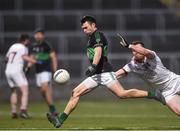 24 February 2018; Stephen Cronin of Nemo Rangers in action against Patsy Bradley of Slaughtneil during the AIB GAA Football All-Ireland Senior Club Championship Semi-Final match between Nemo Rangers and Slaughtneil at O'Moore Park in Portlaoise, Co Laois. Photo by Eóin Noonan/Sportsfile