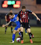 24 February 2018; Daniel Kearns of Limerick in action against Oscar Brennan of Bohemians during the SSE Airtricity League Premier Division match between Limerick FC and Bohemians at Market's Field in Limerick. Photo by Harry Murphy/Sportsfile