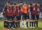 24 February 2018; Bohemians players prior to the SSE Airtricity League Premier Division match between Limerick FC and Bohemians at Market's Field in Limerick. Photo by Harry Murphy/Sportsfile