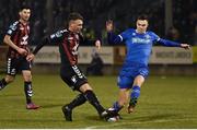 24 February 2018; Philip Gannon of Bohemians in action against Cian Coleman of Limerick during the SSE Airtricity League Premier Division match between Limerick FC and Bohemians at Market's Field in Limerick. Photo by Harry Murphy/Sportsfile