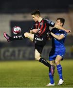 24 February 2018; Darragh Leahy of Bohemians in action against Connor Ellis of Limerick during the SSE Airtricity League Premier Division match between Limerick FC and Bohemians at Market's Field in Limerick. Photo by Harry Murphy/Sportsfile