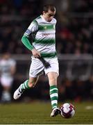 23 February 2018; Sean Kavanagh of Shamrock Rovers during the SSE Airtricity League Premier Division match between Shamrock Rovers and Dundalk at Tallaght Stadium in Dublin. Photo by Seb Daly/Sportsfile