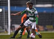 23 February 2018; Dan Carr of Shamrock Rovers in action against Daniel Cleary of Dundalk during the SSE Airtricity League Premier Division match between Shamrock Rovers and Dundalk at Tallaght Stadium in Dublin. Photo by Seb Daly/Sportsfile