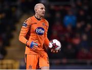 23 February 2018; Gary Rogers of Dundalk during the SSE Airtricity League Premier Division match between Shamrock Rovers and Dundalk at Tallaght Stadium in Dublin. Photo by Seb Daly/Sportsfile