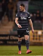 23 February 2018; Dane Massey of Dundalk during the SSE Airtricity League Premier Division match between Shamrock Rovers and Dundalk at Tallaght Stadium in Dublin. Photo by Seb Daly/Sportsfile