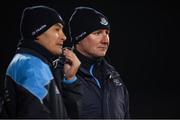 24 February 2018; Dublin manager Jim Gavin and selector Jason Sherlock during the Allianz Football League Division 1 Round 4 match between Mayo and Dublin at Elverys MacHale Park in Castlebar, Co Mayo. Photo by Stephen McCarthy/Sportsfile