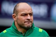 24 February 2018; Rory Best of Ireland ahead of the NatWest Six Nations Rugby Championship match between Ireland and Wales at the Aviva Stadium in Dublin. Photo by Ramsey Cardy/Sportsfile