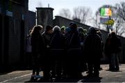 25 February 2018; Supporters wait to enter the ground prior to the Allianz Football League Division 1 Round 4 match between Donegal and Kildare at Fr Tierney Park in Ballyshannon, Co Donegal. Photo by Stephen McCarthy/Sportsfile