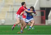 25 February 2018; Conor Moynagh of Cavan in action against Michael McSweeney of Cork during the Allianz Football League Division 2 Round 4 match between Cork and Cavan at Páirc Uí Chaoimh in Cork. Photo by Eóin Noonan/Sportsfile