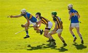 25 February 2018; Patrick Maher of Tipperary attempts to gather possession ahead of Conor O’Shea and Joey Holden of Kilkenny and Michael Breen of Tipperary during the Allianz Hurling League Division 1A Round 4 match between Kilkenny and Tipperary at Nowlan Park in Kilkenny. Photo by Brendan Moran/Sportsfile