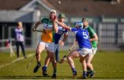 25 February 2018; Oisin Kelly of Offaly in action against Padraig Lawlor of Laois during the Allianz Hurling League Division 1B Round 4 match between Offaly and Laois at Bord Na Móna O’Connor Park in Offaly. Photo by Sam Barnes/Sportsfile