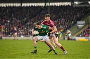 25 February 2018; Ronan Shanahan of Kerry in action against Shane Walsh of Galway during the Allianz Football League Division 1 Round 4 match between Kerry and Galway at Austin Stack Park in Kerry. Photo by Diarmuid Greene/Sportsfile
